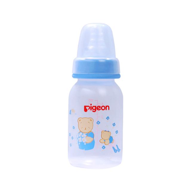 Biberón para Bebés 2-3m+ 4oz/120ml B/Estándar Celeste Osito Pigeon
