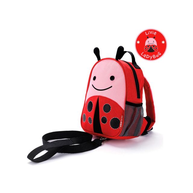 Skip Hop - Mochila con Arnés Zoo Mariquita