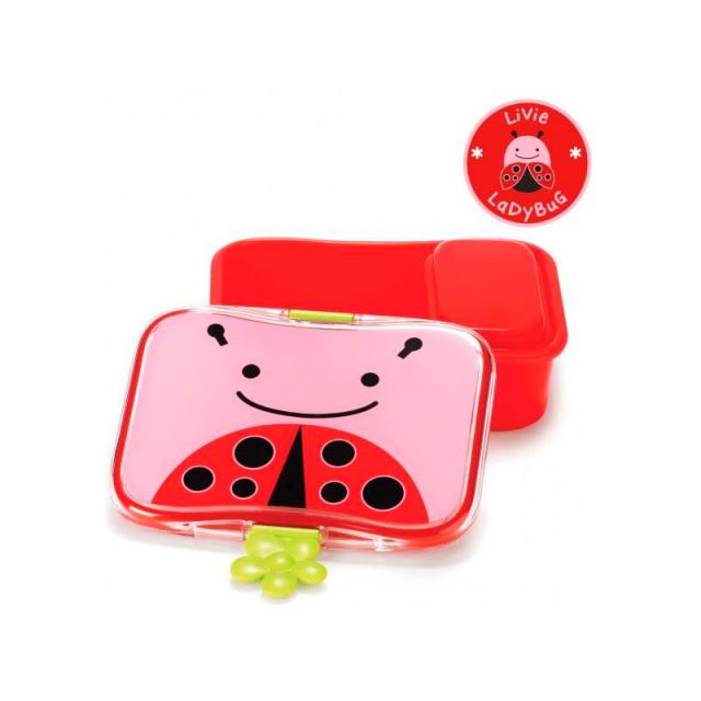 Skip Hop - Set Lonchera Táper Snack Mariquita