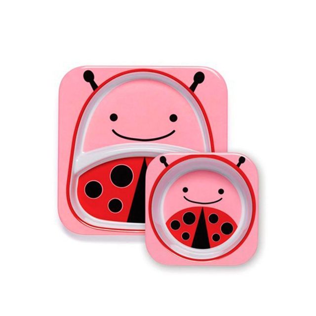 Skip Hop - Set de Plato & Bowl Zoo Ladybug
