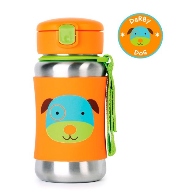 Skip Hop - Botella Tomatodo de Acero 350ml Perrito