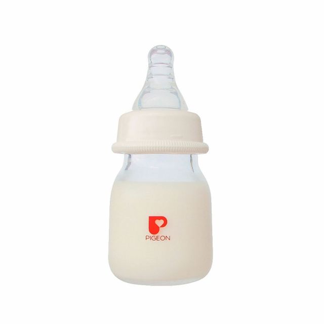 Biberón de Vidrio Para Recién Nacido Anticólico 2oz/50ml Blanco - Pigeon