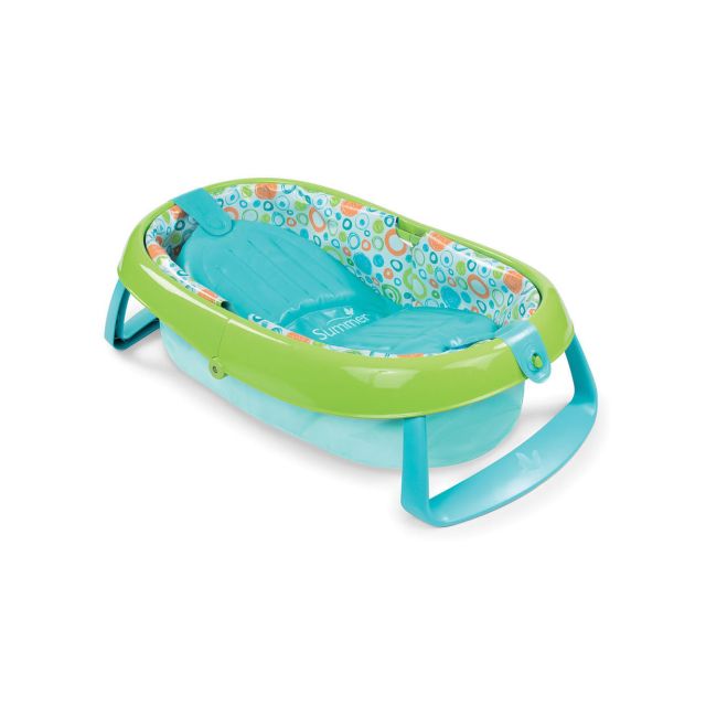 Summer - Bañera EasyStore para Bebés 0m a 2 años Celeste