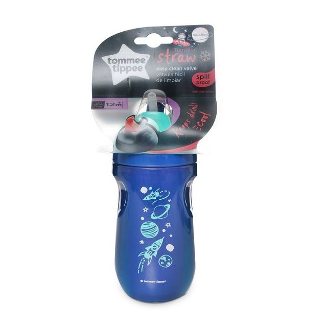 Vaso Insulado con Sorbete 9oz/260ml Azul Tapa Verde Tommee Tippee