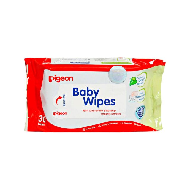Pigeon – Toallitas húmedas para la limpieza de tu bebé x 30 unidades 
