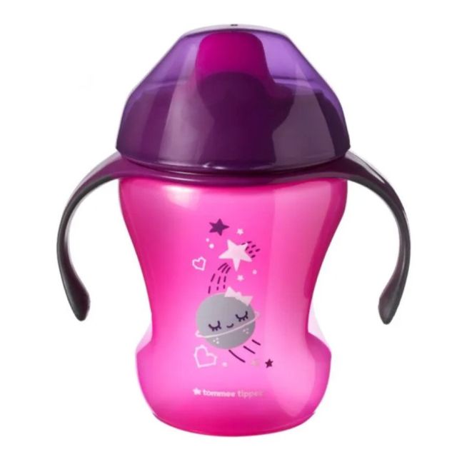 Vaso de Entrenamiento con Boquilla 8oz/230ml (7m+) Rosado - Tommee Tippee