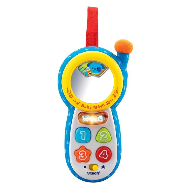 VTech - Celular para Bebé Animalitos Celeste