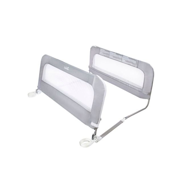 Summer - Baranda de Seguridad para Cama de Bebé Gris