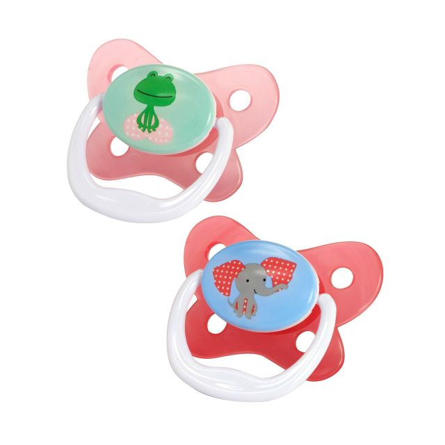 Dr. Brown’s – Set de 2 chupones PreVent 6 a 12m - Rosa