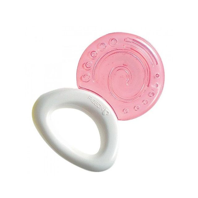 Rascaencias Enfriable para Bebés Circular Rosado Mordedor Pigeon