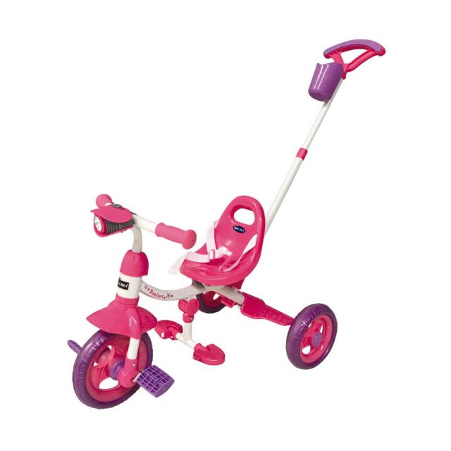 Baby Kits - Triciclo Smiler Rosado Blanco