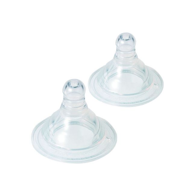 Pack 2 Tetinas para Bebé 6m+ Peristáltica Plus B/Ancha "L" Tetinas Pigeon