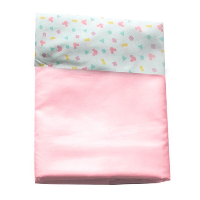 Disney Baby - Set de sàbanas para cuna Mickey Rosado Maternelle 