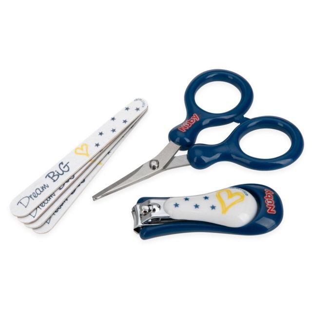 Nuby Set para Uñas de Bebés Azul 0m+ 