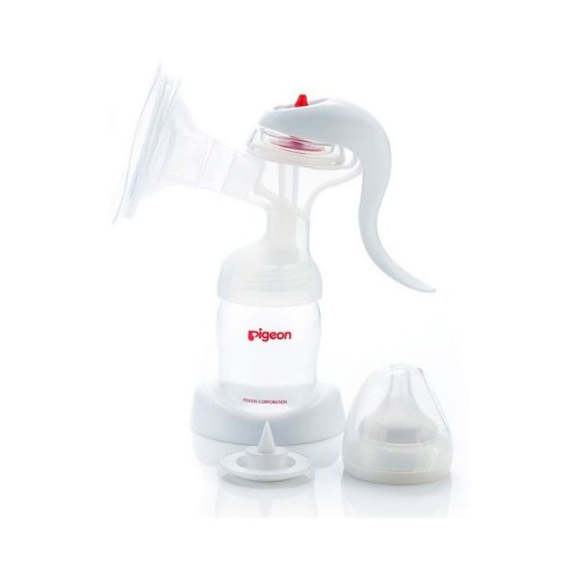 Extractor succionador sacaleche manual  de palanca + Recipiente Pigeon