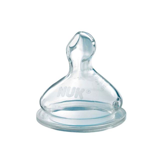 NUK - Tetinas First Choice #1 Talla L x2un (0-6m) para Jugo de Silicona
