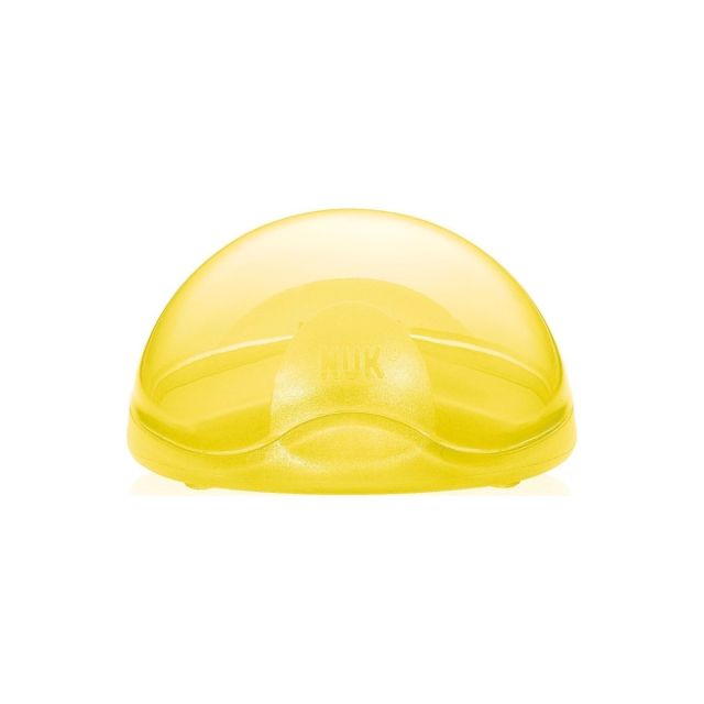NUK- Estuche para Guardar/Transportar Chupón Amarillo