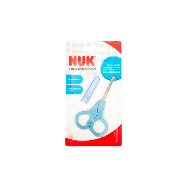 NUK-  Tijeras especiales para tu bebé Celeste