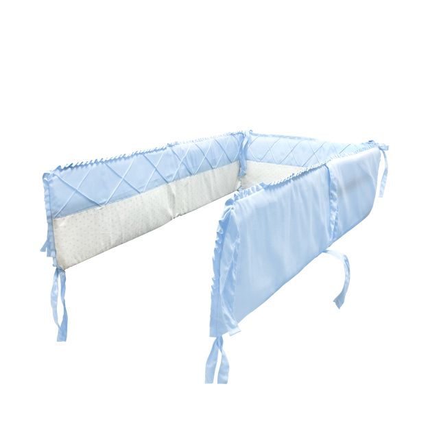 Protector de baranda celeste y blanco con estrellas - Maternelle