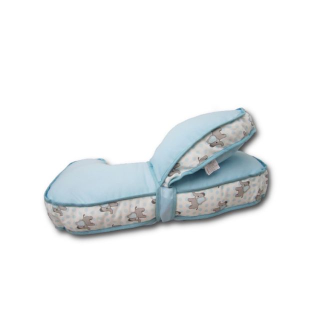 Maternelle - Doble Almohada de Lactancia Celeste Elefantes