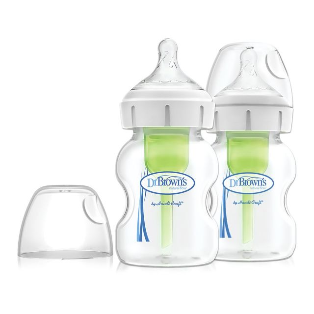 Biberones Para Recien Nacido de Plástico Polipropileno 5oz de Dr. Browns