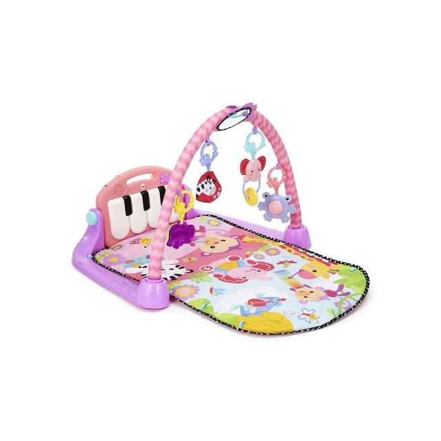 Fisher Price - Gimnasio Piano Bebés Pataditas Musicales Rosa