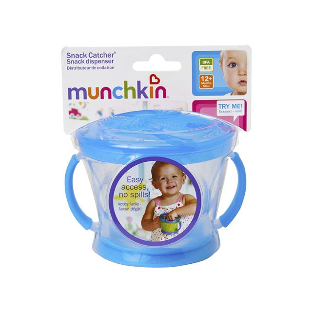 Vaso Munchkin con Asas Snack Catcher Azul Cristal