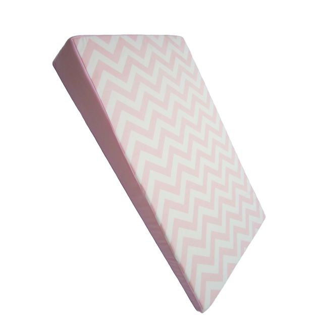 Maternelle - Almohada Antireflujo para Bebé Rosado Chevron