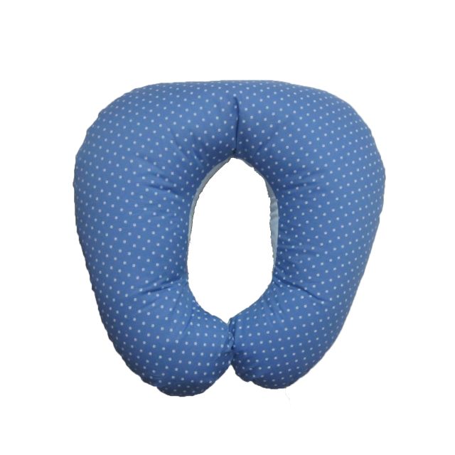 Maternelle - Almohada de Lactancia 5 en 1 Premium Celeste / Azul Barquitos