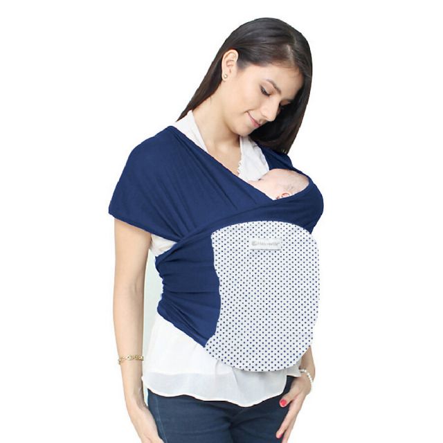 Maternelle - Fular Ergonómico para Bebé Azul Puntitos