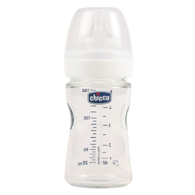 Biberón Para Recien Nacido de Vidrio 5oz/150ml de Chicco