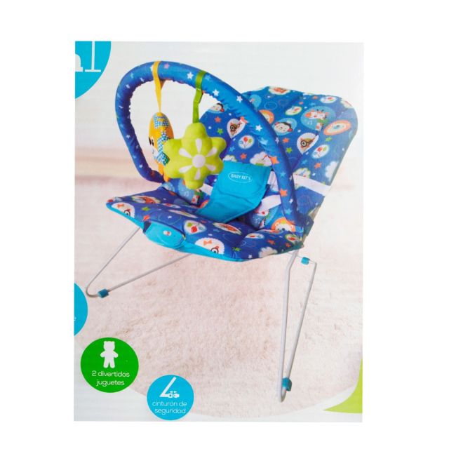 Baby Kits - Mecedora Bouncer Safari Celeste