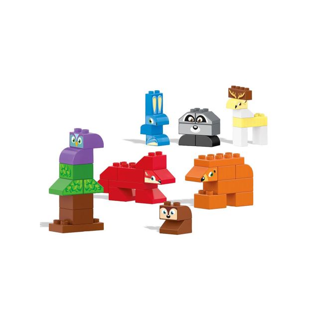 Fisher Price - Mega Blocks Animales del Bosque para Construir