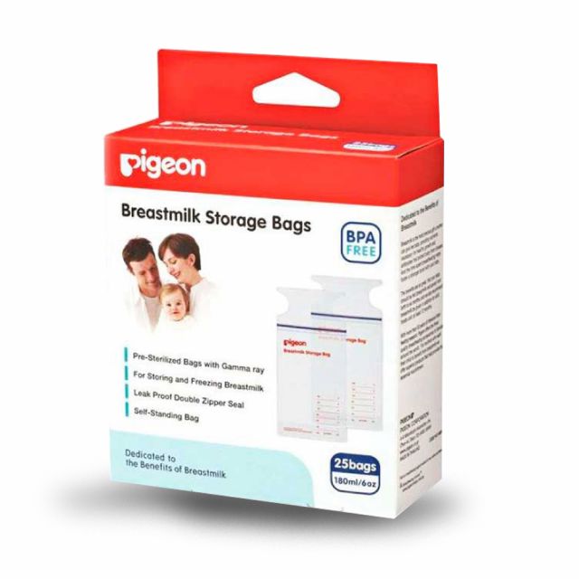 Bolsas Recolectoras para Almacenar la Leche Materna 25 Unidades Pigeon