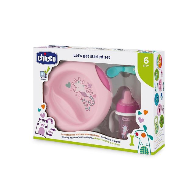 Chicco - Set de Alimentación Niña 6m+ CXAP
