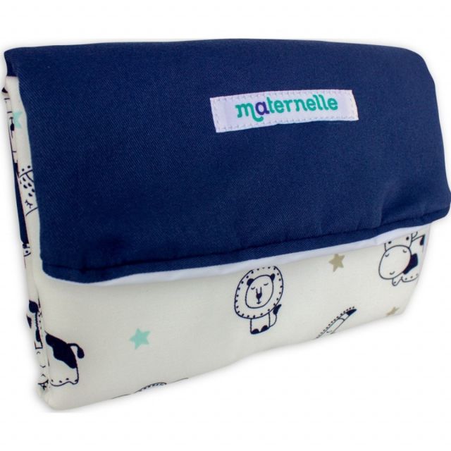 Cambiador Portátil Azul Nubes - Maternelle