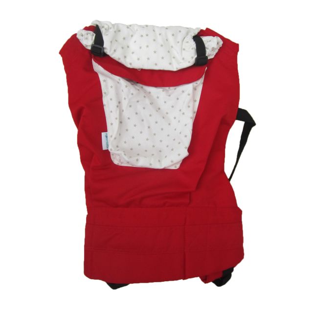 Maternelle - Portabebes Canguro Ergonómico 4 en 1 Rojo Crema Estrellitas