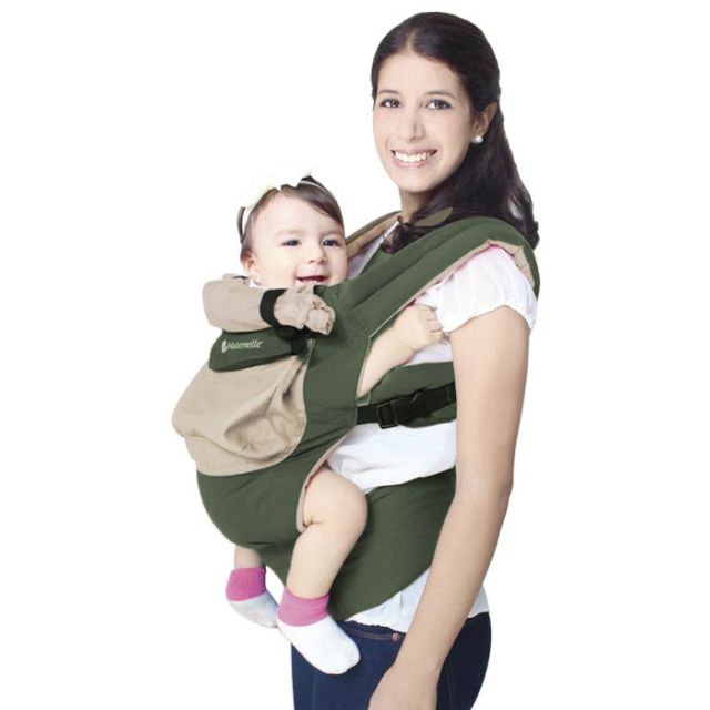 Maternelle - Portabebes Canguro Ergonómico 4 en 1 Verde