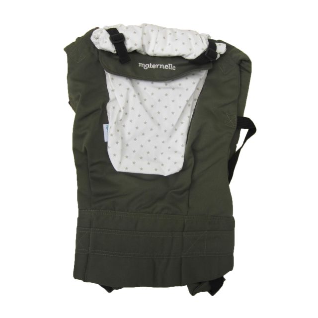 Maternelle - Portabebes Canguro Ergonómico 4 en 1 Verde Militar Estrellitas