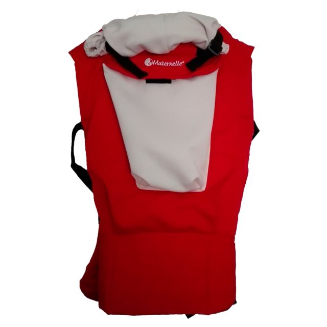 Maternelle - Portabebes Canguro Ergonómico 4 en 1 Rojo Beige