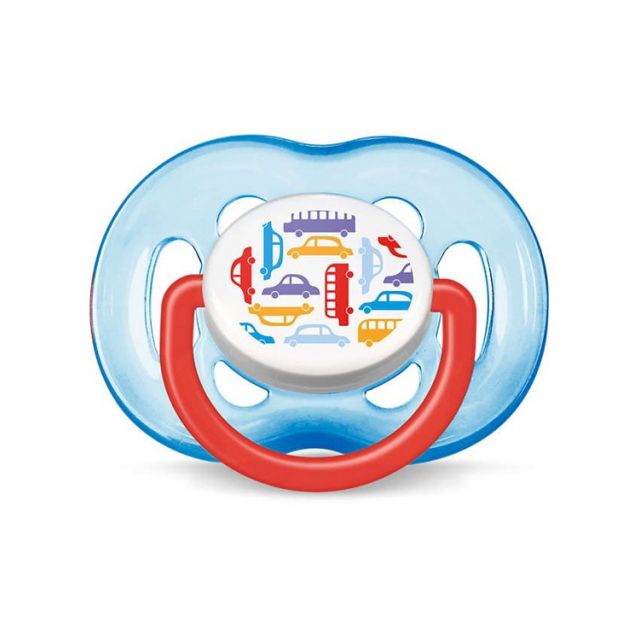 Chupón Anatómico 6-18m Azul _Vehiculos - Philips Avent