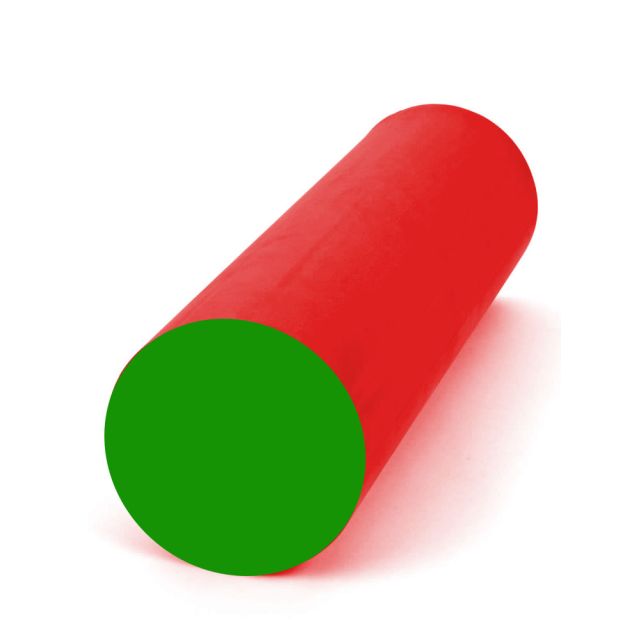 Rodillo para Gateo del Bebé Grande 21x50cm Rojo - Baby Gym