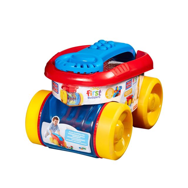 Fisher Price - Camioncito con Recoge Bloques Armables Mega Bloks