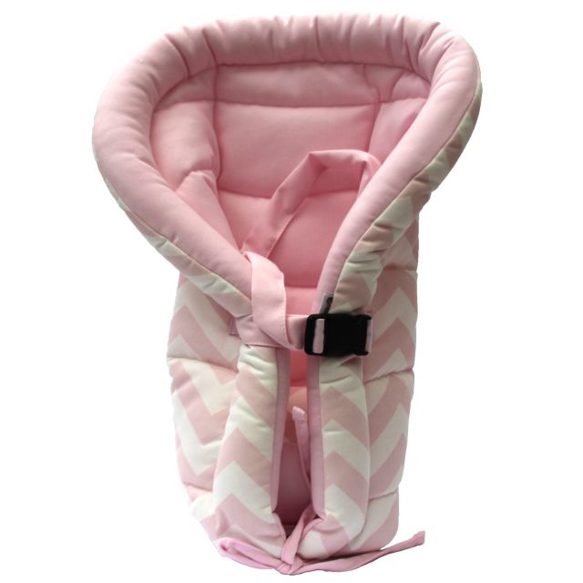 Maternelle - Cojín Ergonómico para Bebé Chevron Rosa