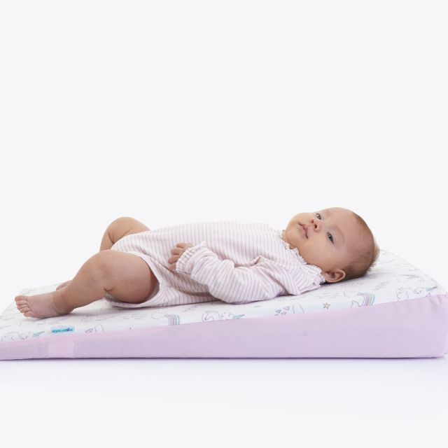 Almohada Antireflujo Rosado Unicornios - Maternelle 