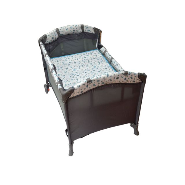 Baby Kits - Cuna Colecho  Gris Azul