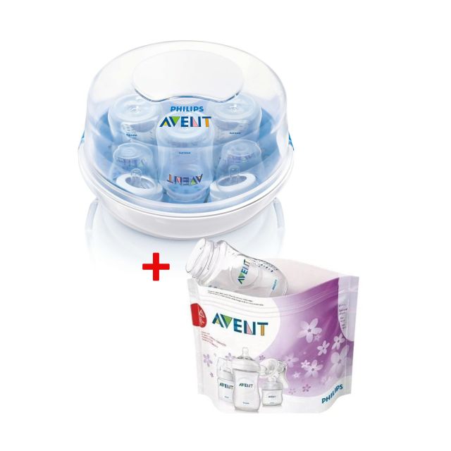 Combo Esterilizador Microo+Bolsas Esterilizadoras - Philips Avent