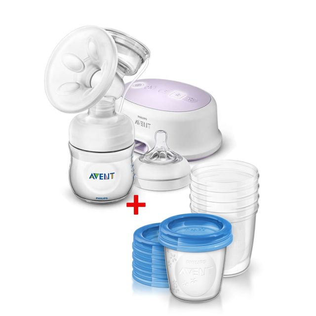 Combo Extractor Eléctrico+Recip 180ml X 5PC - Philips Avent