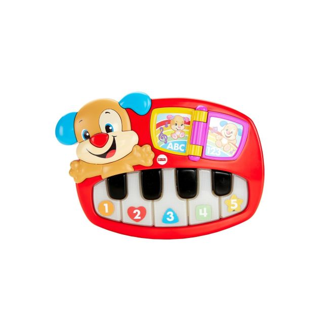 Fisher Price - Perrito Piano Bebé Aprende Conmigo Rojo