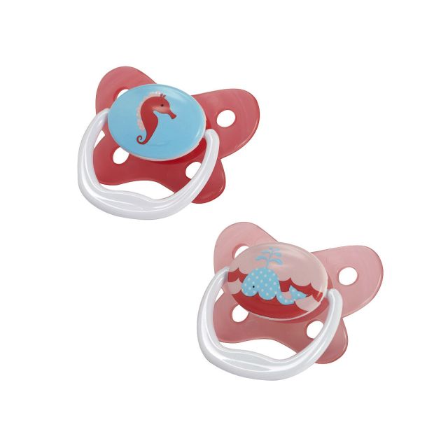 Dr. Brown’s – Set de 2 chupones PreVent 0 a 6m - Rosa